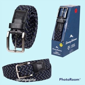 Tommy Bahama Mens Stretch Braided Belt